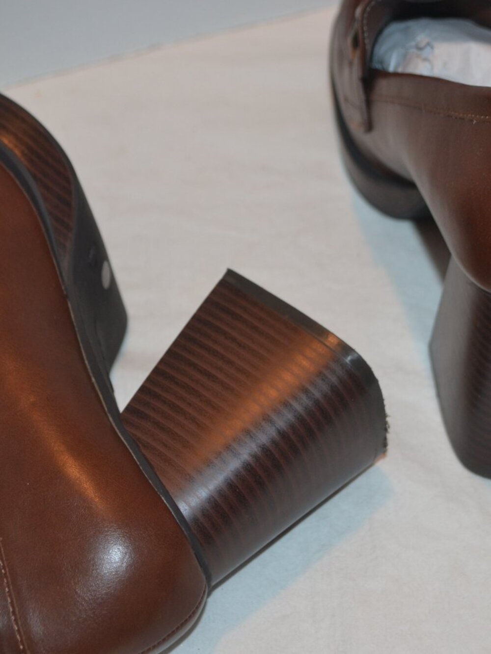 Ladies Loafers Hazen Brown Size 9 NWOT Chunky Platform - Picture 7 of 7